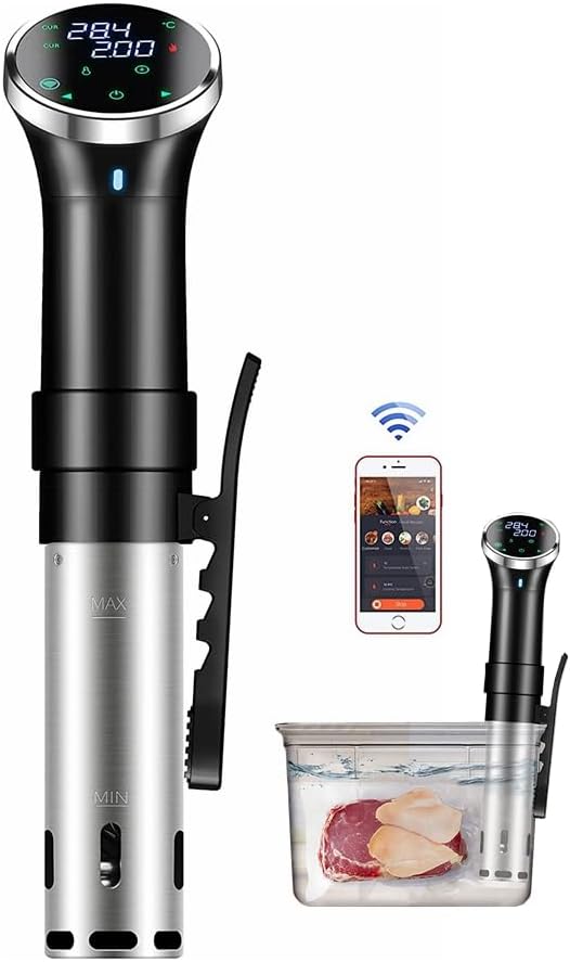 Precision Sous Vide Cooker (1100W, Touch Control, Waterproof)