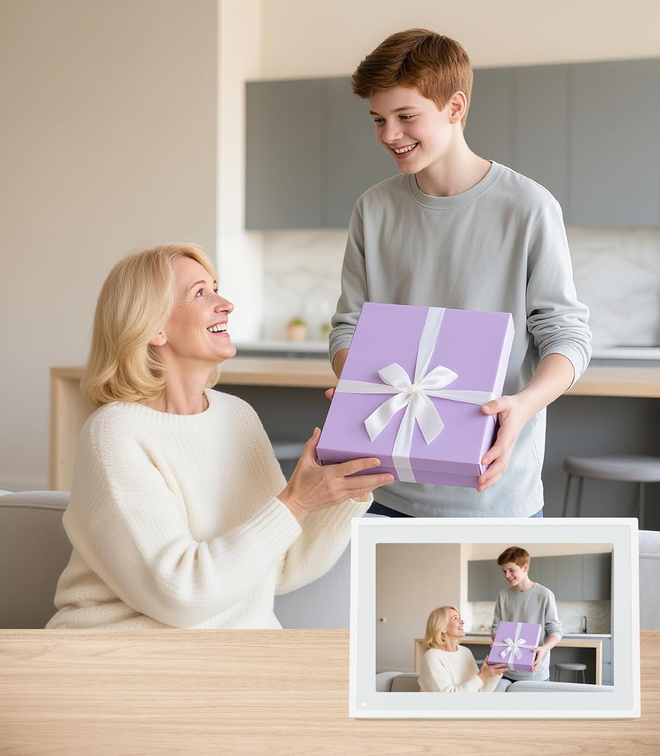 Smart Digital Calendar & Family Organiser WiFi Touchscreen Planner | Chore Chart | Meal Planner | Photo Frame