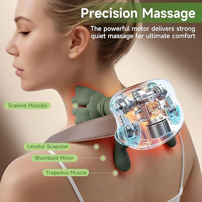 4D Shiatsu Heated Massager | Precision Relaxation, Redefined