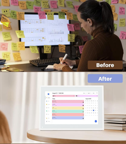 Smart Digital Calendar & Family Organiser WiFi Touchscreen Planner | Chore Chart | Meal Planner | Photo Frame