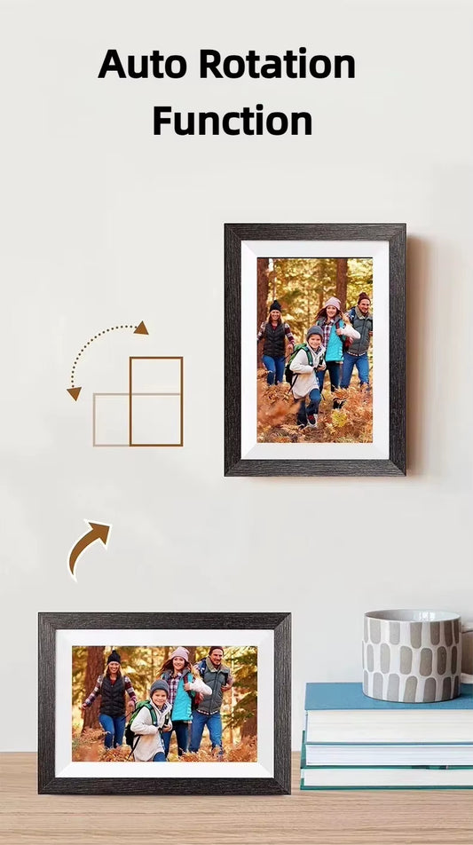 Digital Wi-Fi Photo Frame | 10.1” HD IPS Touch Screen | 32GB Built-in Storage