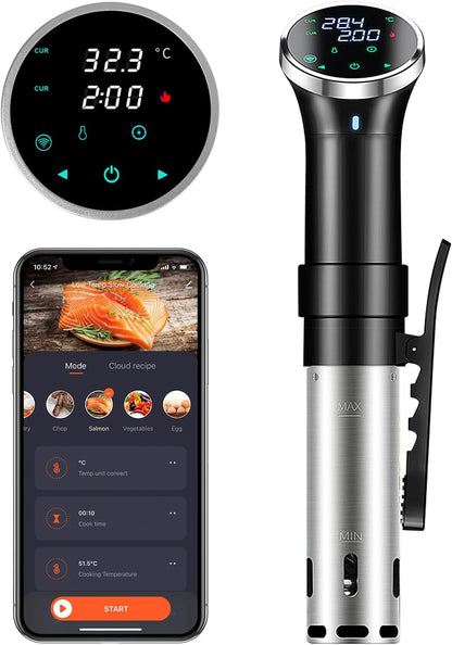 Precision Sous Vide Cooker (1100W, Touch Control, Waterproof)