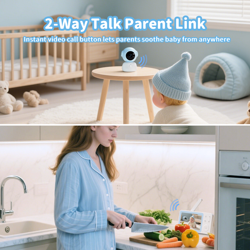 DreamNest Baby Monitor- All-in-One Baby Safety & Comfort Monitor