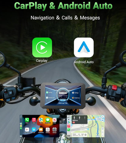 Motorcycle CarPlay & Android Auto – Smart Riding Display