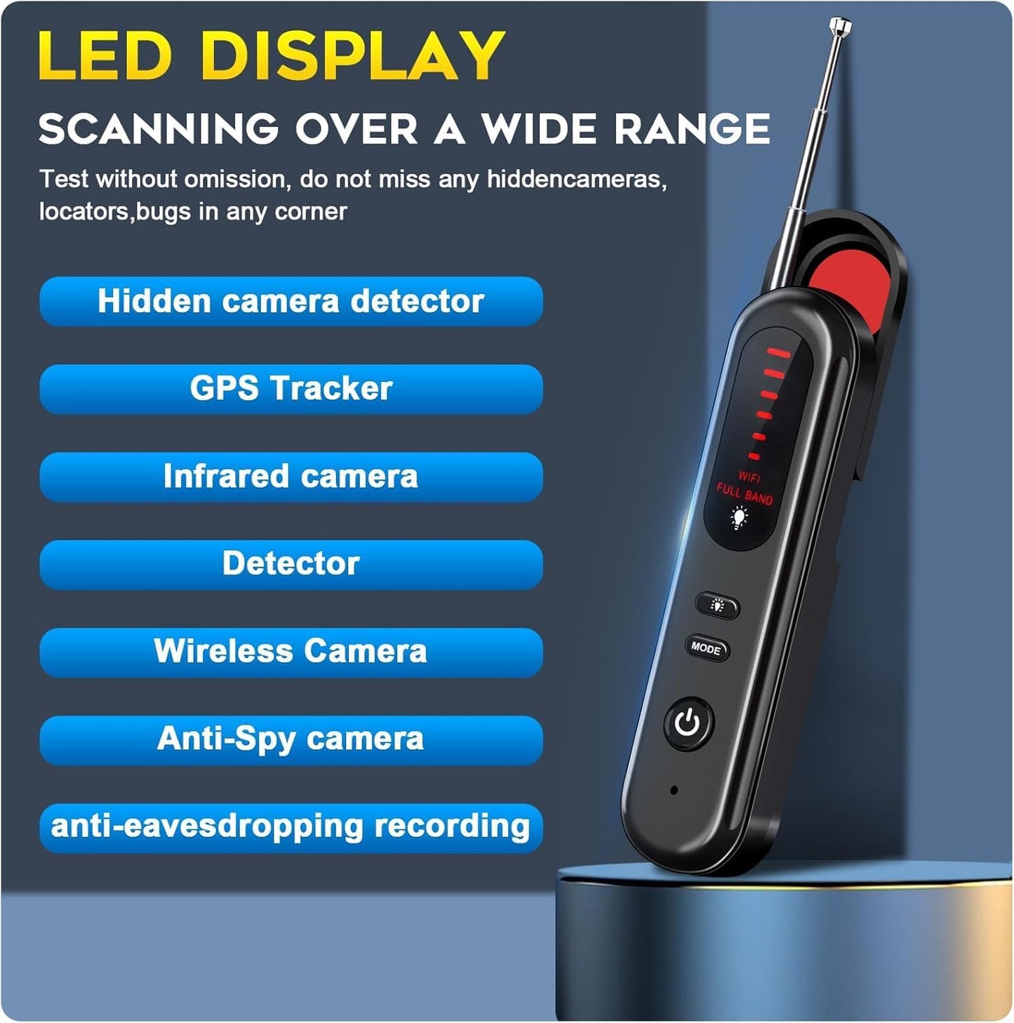 Hidden Camera & Spy Detector (T01)- Your Privacy, Always Protected