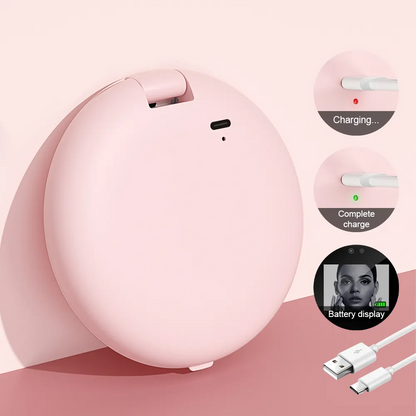 Compact Smart UV Mirror | Your Pocket Beauty & Sunscreen Expert