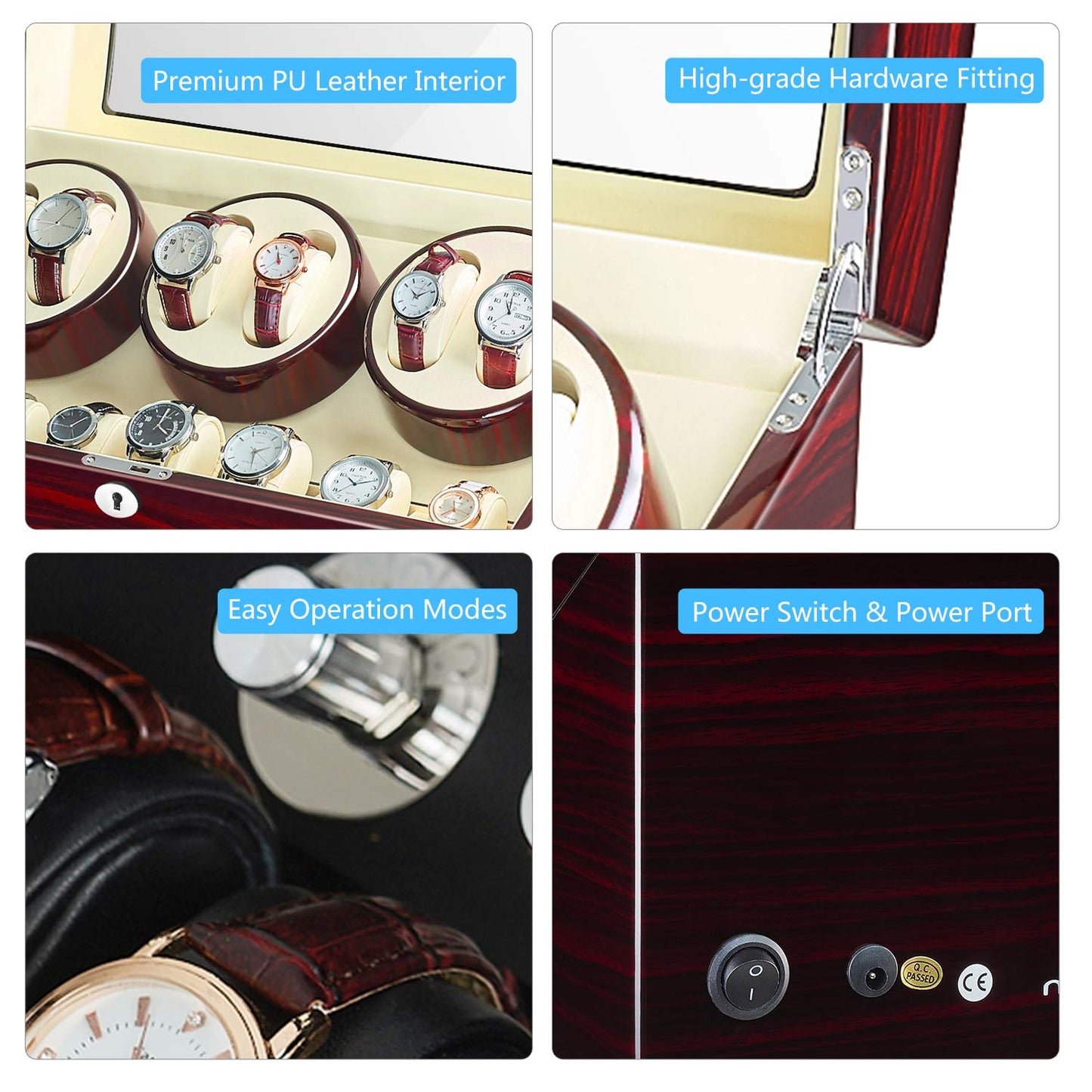 LegacyVault™ – Luxury Automatic Watch Winder & Collector's Storage Case Preserve Precision. Showcase Prestige.