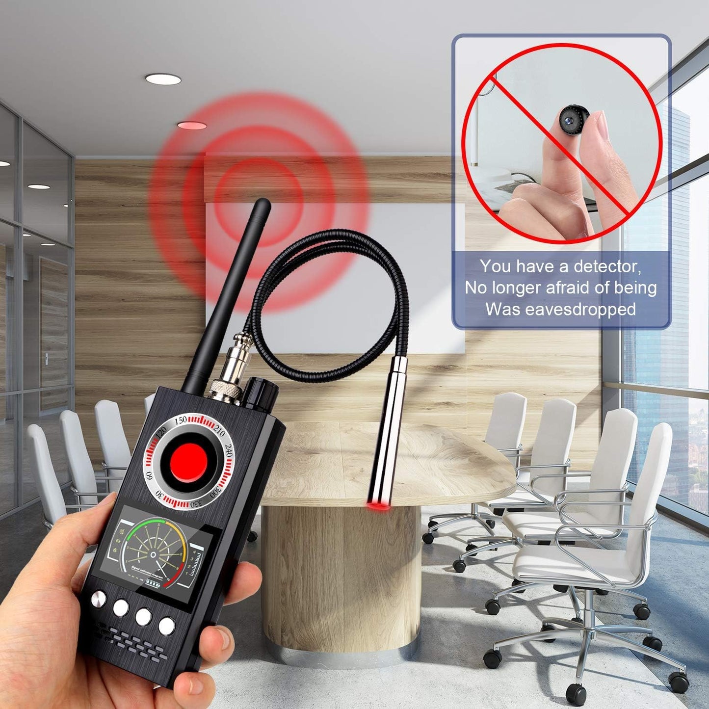 K68- Anti-Spy RF Signal Detector | Your Personal Privacy Guardian