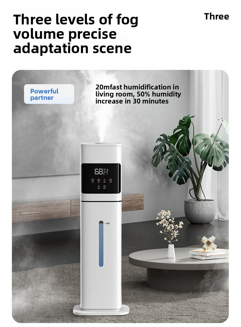 Ultrasonic Humidifier for Large Rooms- 8L| Smart Humidity Control | Whisper Quiet | Remote Control