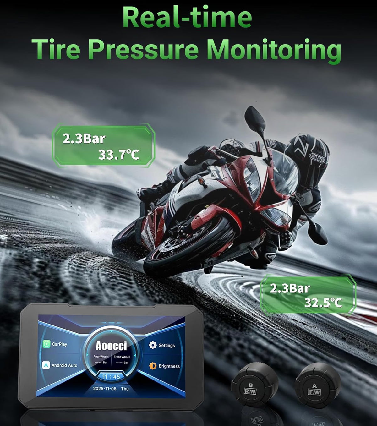 Motorcycle CarPlay & Android Auto – Smart Riding Display