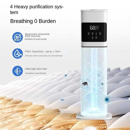 Ultrasonic Humidifier for Large Rooms- 8L| Smart Humidity Control | Whisper Quiet | Remote Control