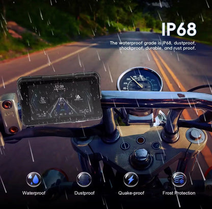 Motorcycle CarPlay & Android Auto – Smart Riding Display