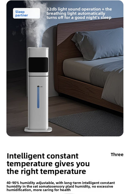 Ultrasonic Humidifier for Large Rooms- 8L| Smart Humidity Control | Whisper Quiet | Remote Control