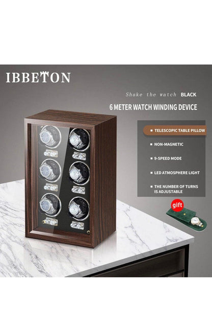 Luxury Automatic Watch Winder Box™ | Silent Rotation Display Case for Mechanical Watches